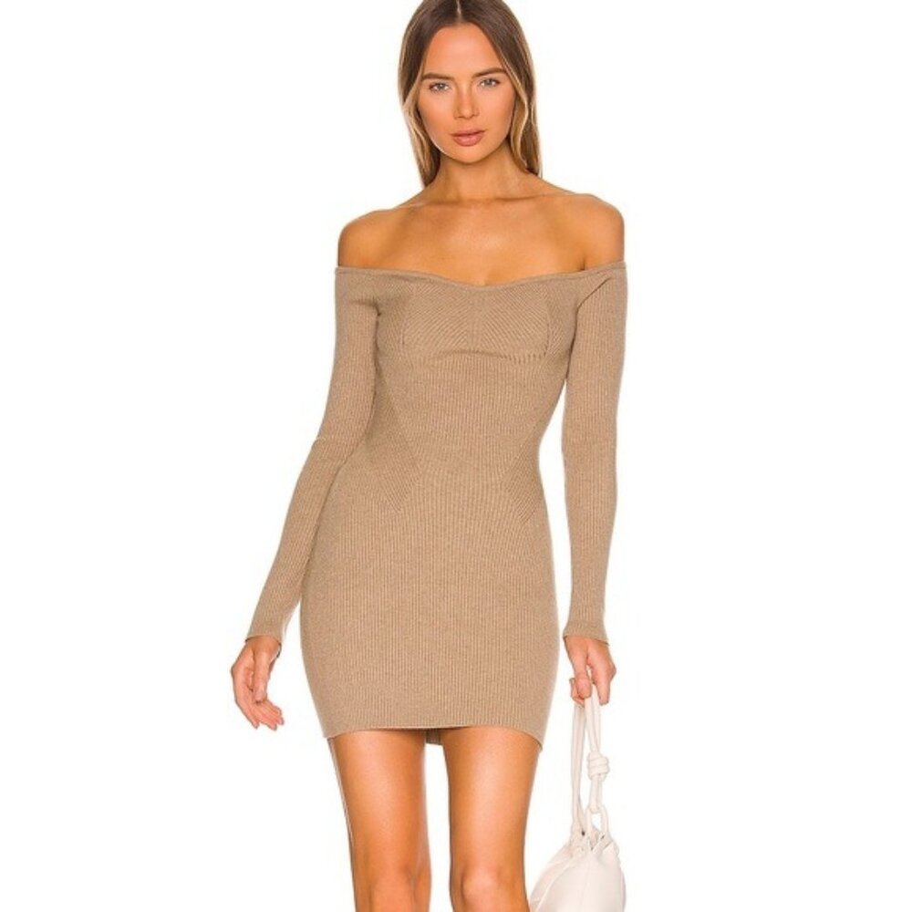 NBD Bodycon Knit Mini Dress Size Medium - Picture 1 of 5